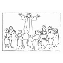 Dibujo para colorear: Jesús (Personajes) #98936 - Dibujos para Colorear e Imprimir Gratis