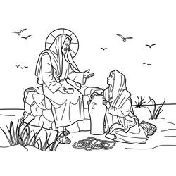 Dibujo para colorear: Jesús (Personajes) #99029 - Dibujos para Colorear e Imprimir Gratis
