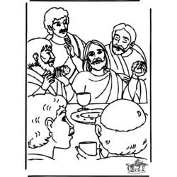 Dibujo para colorear: Jesús (Personajes) #99076 - Dibujos para Colorear e Imprimir Gratis