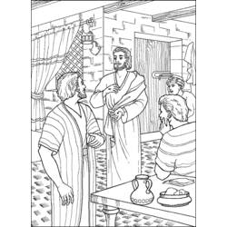 Dibujo para colorear: Jesús (Personajes) #99093 - Dibujos para Colorear e Imprimir Gratis
