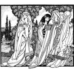 Dibujos para colorear: Middle Ages - Dibujos para Colorear e Imprimir Gratis