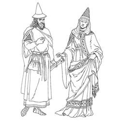 Dibujo Middle Ages (Personajes) #201410 para imprimir y colorear