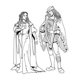 Dibujo Middle Ages (Personajes) #201427 para imprimir y colorear