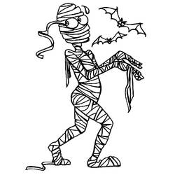 Dibujo Momia (Personajes) #201608 para imprimir y colorear