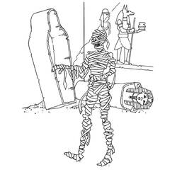 Dibujo Momia (Personajes) #201611 para imprimir y colorear