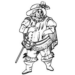 Dibujo Mosquetero (Personajes) #191142 para imprimir y colorear