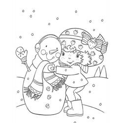 Dibujo para colorear: Muñeco de nieve (Personajes) #89253 - Dibujos para Colorear e Imprimir Gratis