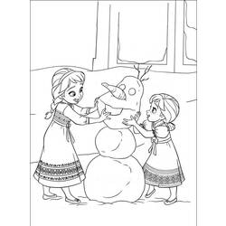 Dibujo para colorear: Muñeco de nieve (Personajes) #89312 - Dibujos para Colorear e Imprimir Gratis