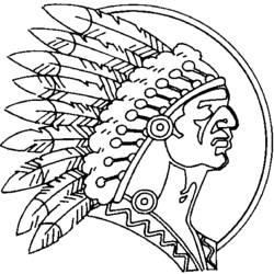 Dibujo Nativo Americano (Personajes) #148992 para imprimir y colorear