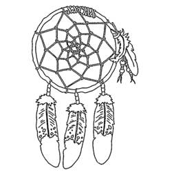 Dibujo Nativo Americano (Personajes) #149006 para imprimir y colorear