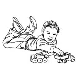 Dibujo para colorear: Niño (Personajes) #97369 - Dibujos para Colorear e Imprimir Gratis