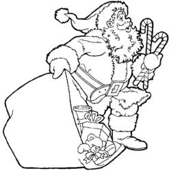 Dibujo para colorear: Papá Noel (Personajes) #104662 - Dibujos para Colorear e Imprimir Gratis