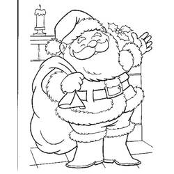 Dibujo para colorear: Papá Noel (Personajes) #104674 - Dibujos para Colorear e Imprimir Gratis