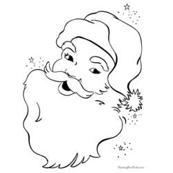 Dibujo para colorear: Papá Noel (Personajes) #104691 - Dibujos para Colorear e Imprimir Gratis