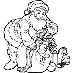 Dibujo para colorear: Papá Noel (Personajes) #104706 - Dibujos para Colorear e Imprimir Gratis