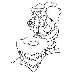 Dibujo para colorear: Papá Noel (Personajes) #104707 - Dibujos para Colorear e Imprimir Gratis