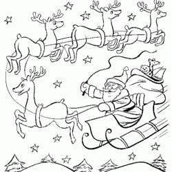 Dibujo para colorear: Papá Noel (Personajes) #104715 - Dibujos para Colorear e Imprimir Gratis