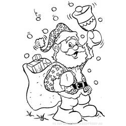 Dibujo para colorear: Papá Noel (Personajes) #104719 - Dibujos para Colorear e Imprimir Gratis