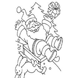 Dibujo para colorear: Papá Noel (Personajes) #104741 - Dibujos para Colorear e Imprimir Gratis