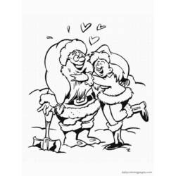 Dibujo para colorear: Papá Noel (Personajes) #104744 - Dibujos para Colorear e Imprimir Gratis