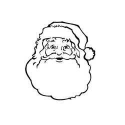 Dibujo para colorear: Papá Noel (Personajes) #104764 - Dibujos para Colorear e Imprimir Gratis