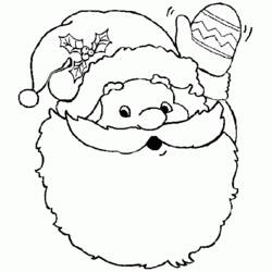 Dibujo para colorear: Papá Noel (Personajes) #104765 - Dibujos para Colorear e Imprimir Gratis