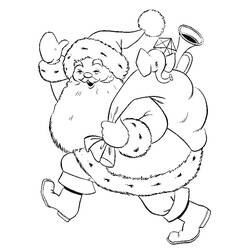 Dibujo para colorear: Papá Noel (Personajes) #104770 - Dibujos para Colorear e Imprimir Gratis