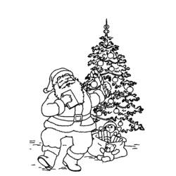 Dibujo para colorear: Papá Noel (Personajes) #104784 - Dibujos para Colorear e Imprimir Gratis