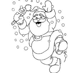 Dibujo para colorear: Papá Noel (Personajes) #104789 - Dibujos para Colorear e Imprimir Gratis