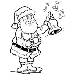 Dibujo para colorear: Papá Noel (Personajes) #104791 - Dibujos para Colorear e Imprimir Gratis
