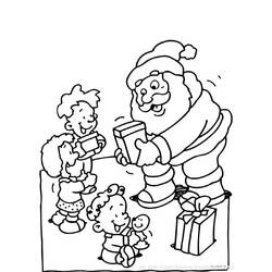 Dibujo para colorear: Papá Noel (Personajes) #104838 - Dibujos para Colorear e Imprimir Gratis