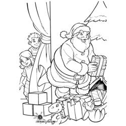 Dibujo para colorear: Papá Noel (Personajes) #104883 - Dibujos para Colorear e Imprimir Gratis