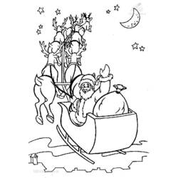 Dibujo para colorear: Papá Noel (Personajes) #104914 - Dibujos para Colorear e Imprimir Gratis