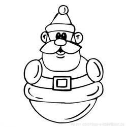 Dibujo para colorear: Papá Noel (Personajes) #104915 - Dibujos para Colorear e Imprimir Gratis