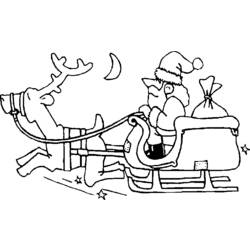 Dibujo para colorear: Papá Noel (Personajes) #104916 - Dibujos para Colorear e Imprimir Gratis