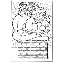 Dibujo para colorear: Papá Noel (Personajes) #104937 - Dibujos para Colorear e Imprimir Gratis