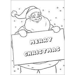 Dibujo para colorear: Papá Noel (Personajes) #104952 - Dibujos para Colorear e Imprimir Gratis
