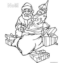 Dibujo para colorear: Papá Noel (Personajes) #104997 - Dibujos para Colorear e Imprimir Gratis