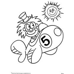 Dibujo para colorear: Payaso (Personajes) #90915 - Dibujos para Colorear e Imprimir Gratis