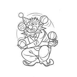 Dibujo para colorear: Payaso (Personajes) #90916 - Dibujos para Colorear e Imprimir Gratis