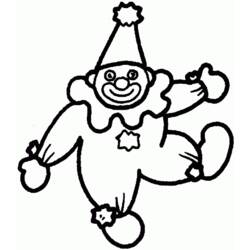 Dibujo para colorear: Payaso (Personajes) #90921 - Dibujos para Colorear e Imprimir Gratis