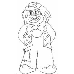 Dibujo para colorear: Payaso (Personajes) #90936 - Dibujos para Colorear e Imprimir Gratis