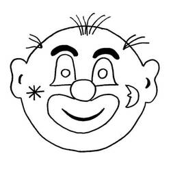 Dibujo para colorear: Payaso (Personajes) #90976 - Dibujos para Colorear e Imprimir Gratis