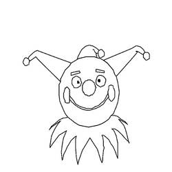 Dibujo para colorear: Payaso (Personajes) #90979 - Dibujos para Colorear e Imprimir Gratis