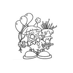 Dibujo para colorear: Payaso (Personajes) #91023 - Dibujos para Colorear e Imprimir Gratis