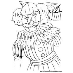 Dibujo para colorear: Payaso (Personajes) #91053 - Dibujos para Colorear e Imprimir Gratis