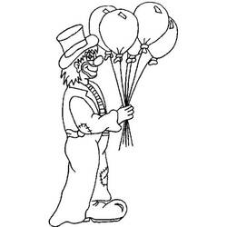 Dibujo para colorear: Payaso (Personajes) #91068 - Dibujos para Colorear e Imprimir Gratis