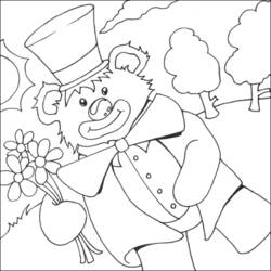 Dibujo para colorear: Payaso (Personajes) #91118 - Dibujos para Colorear e Imprimir Gratis