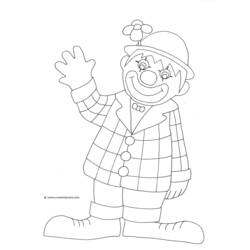 Dibujo para colorear: Payaso (Personajes) #91166 - Dibujos para Colorear e Imprimir Gratis