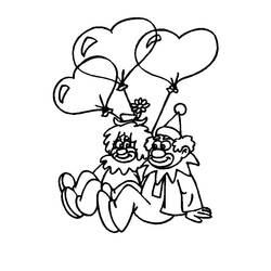 Dibujo para colorear: Payaso (Personajes) #91179 - Dibujos para Colorear e Imprimir Gratis